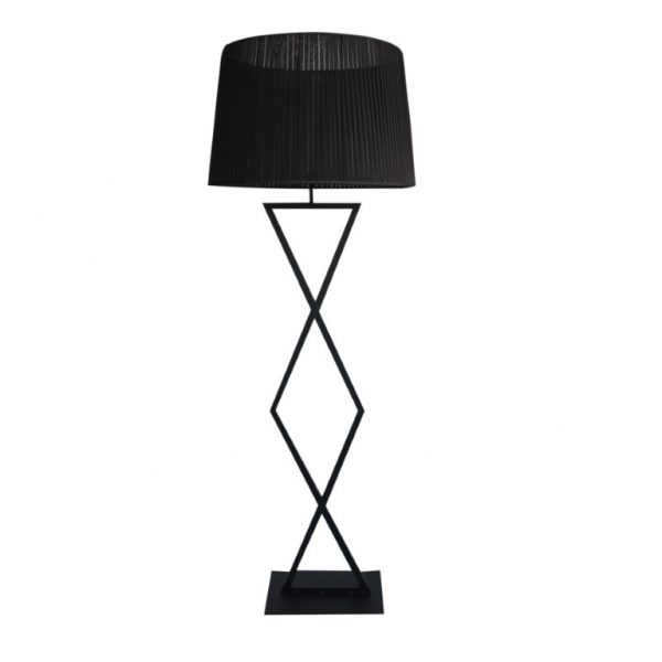 Kai-Leila Floor Lamp - Sandpaper Black